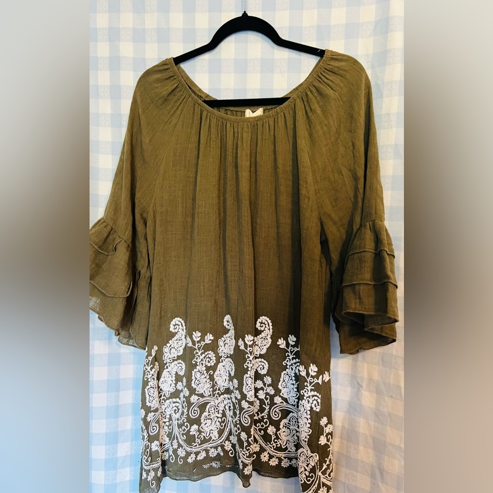 Green Spring dress - Picture 2 of 8